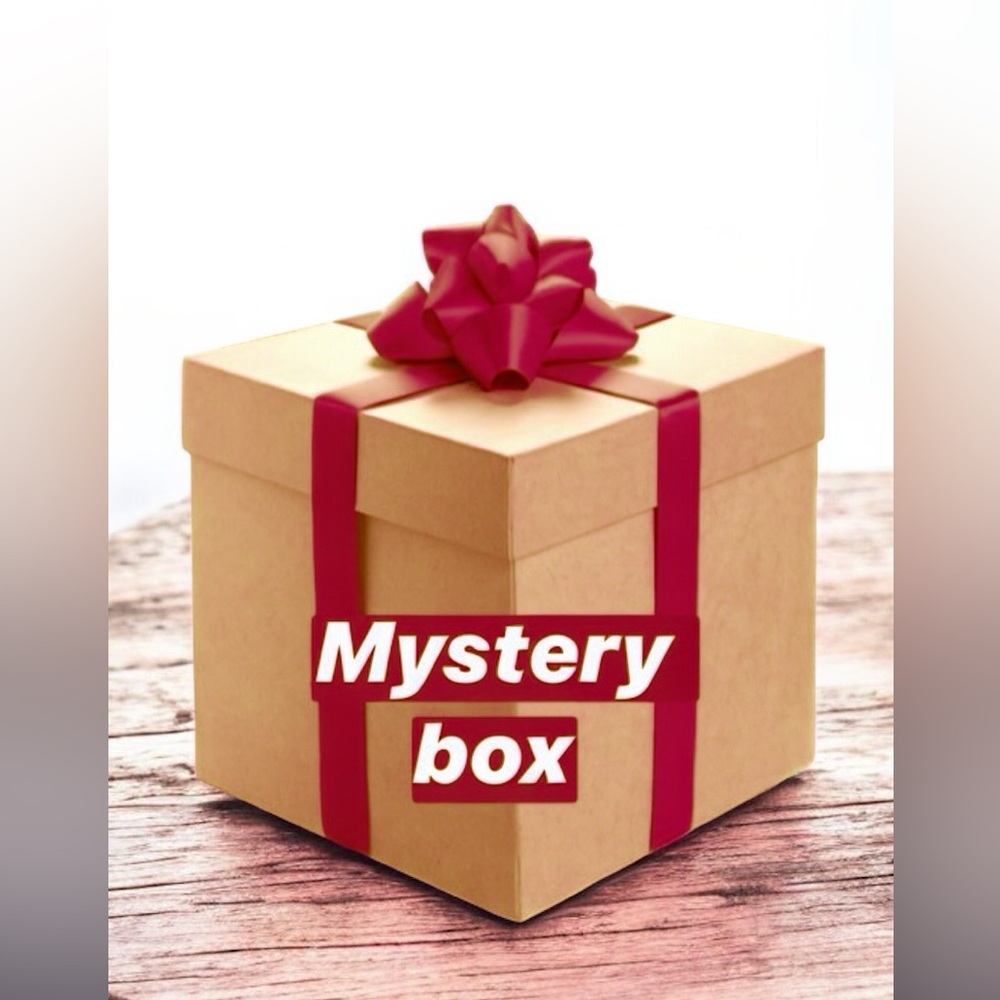 Mystery Box Suede or Leather Purse, Jewelry, and Women’s Clothing Size Small/XS